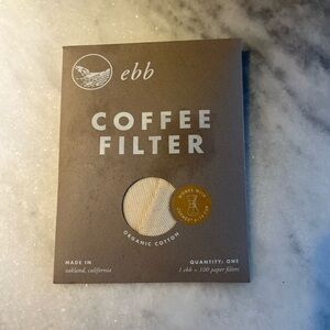 Organic Cotton Coffee Filter - Cream